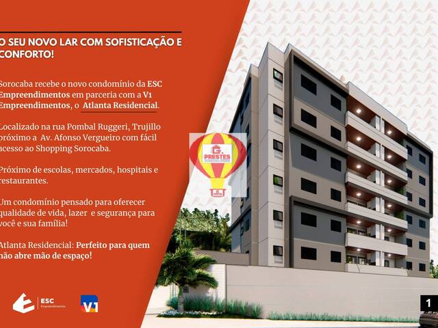 #7631 - Apartamento para Venda em Sorocaba - SP - 2
