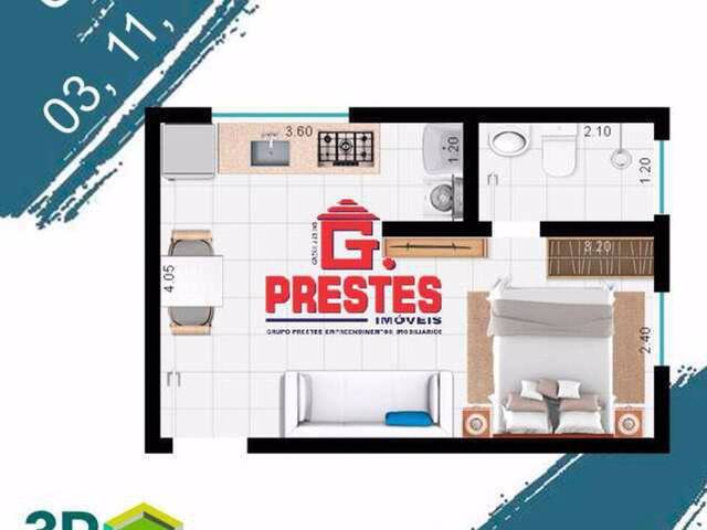 #KN0023 - Kitnet para Venda em Sorocaba - SP - 2