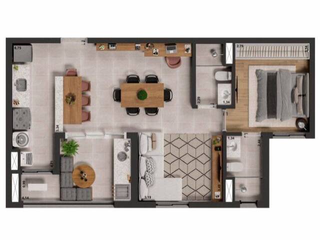 Apartamento para Venda em Votorantim - 2