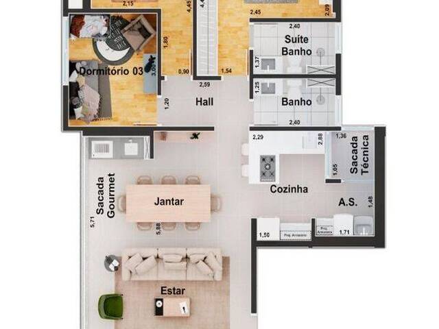 Apartamento para Venda em Votorantim - 5